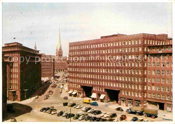 HAMBURG  CITY Hochhaeuser Burchardstrasse