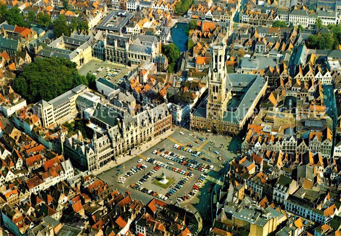 BRUGGE Bruges Belgie Fliegeraufnahme