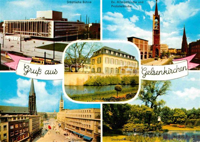 GELSENKIRCHEN NRW Evangelische Altstadtkirche Probsteikirche Schloss Berge