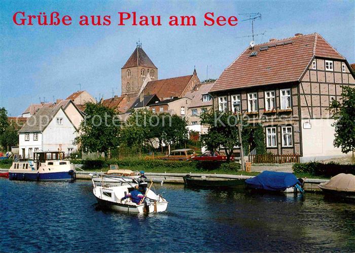 Plau See Motorboot