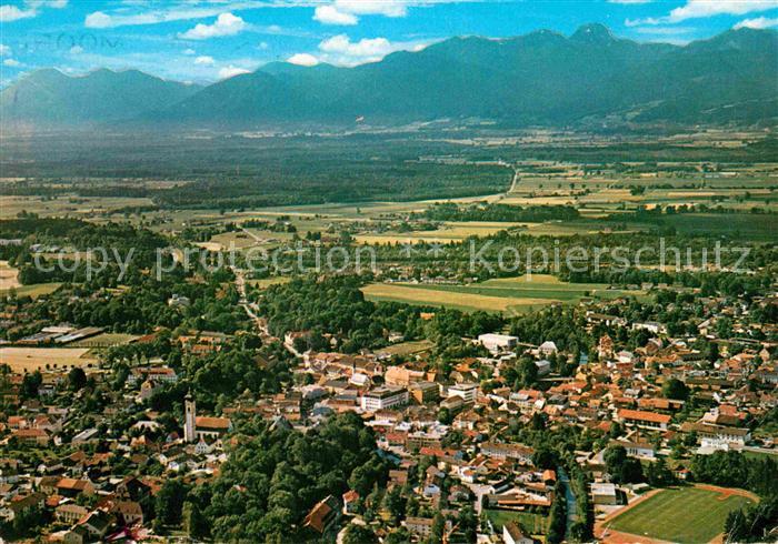 Bad Aibling Wendelstein Fliegeraufnahme