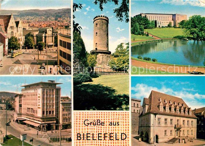 BIELEFELD  CITY Rathaus Sparrenburg Oetkerhalle Jahnplatz Theater