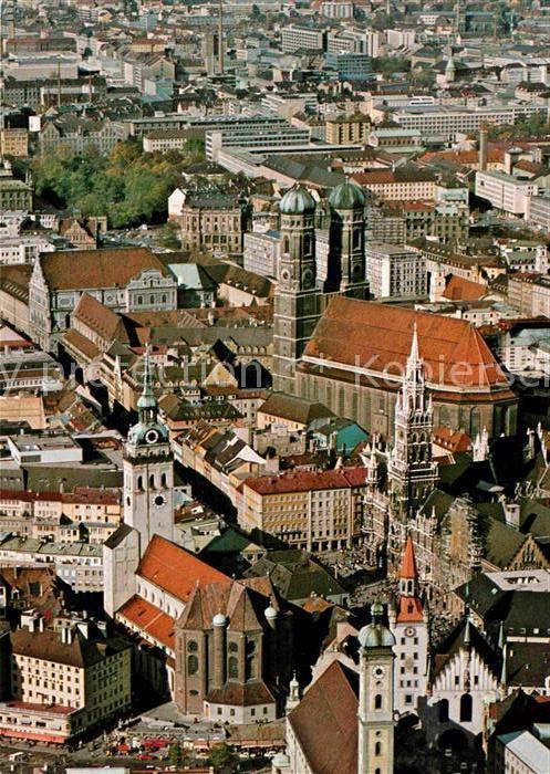 Muenchen Bayern Peterskirche Frauenkirche Neues Altes Rathaus