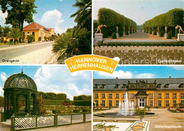 Herrenhausen Hannover Orangerie Gartentheater Galeriegebaeude