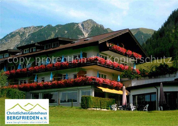 Oberstdorf Christliches Gaestehaus Bergfrieden