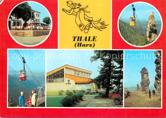 Thale Harz Hexentanzplatz Luftseilbahn Bergstation