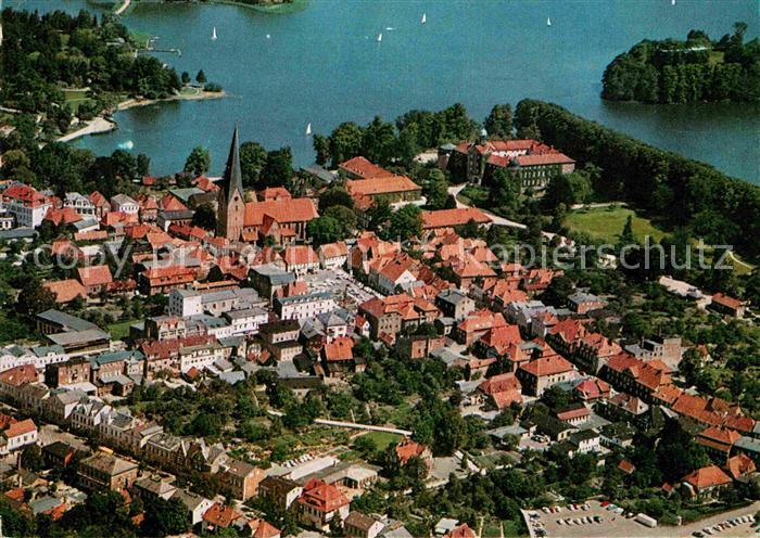 Eutin Schleswig-Holstein Altstadt Seenplatte Holsteinische Schweiz Fliegeraufnah