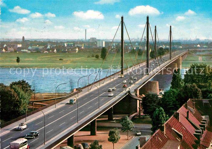 DuessELDORF  CITY Theodor Heuss Bruecke Rhein