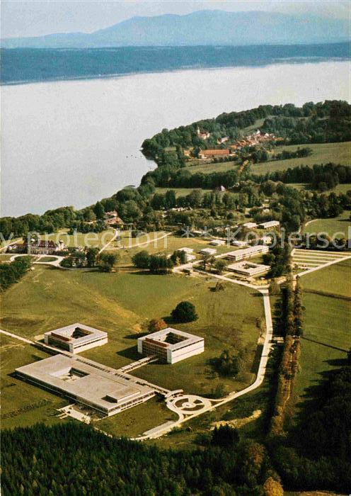 Bernried Starnberger See Klinik Hoehenried der LVA Oberbayern Fliegeraufnahme