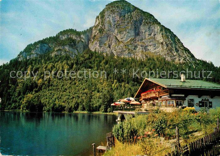 GARMISCH-PARTENKIRCHEN Bayern Seehaus Pflegersee gegen Koenigstand