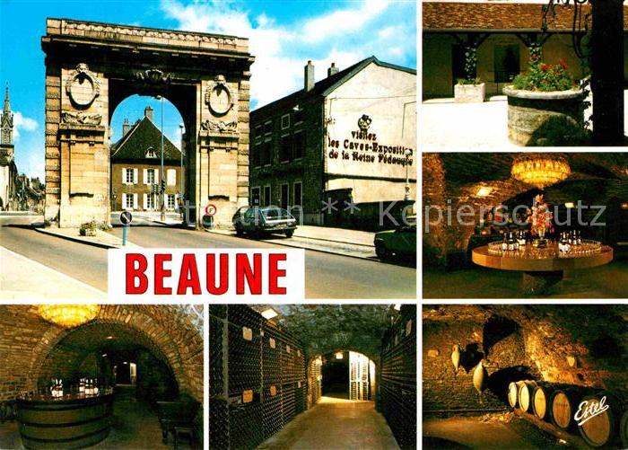 Beaune Cote d Or Burgund Porte Saint Nicolas Caves de Bourgogne St Niklaus Tor W