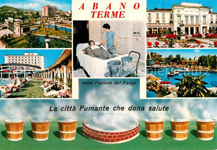 Abano Terme Citta Fumante che dona salute Thermalbad Fangoanwendung