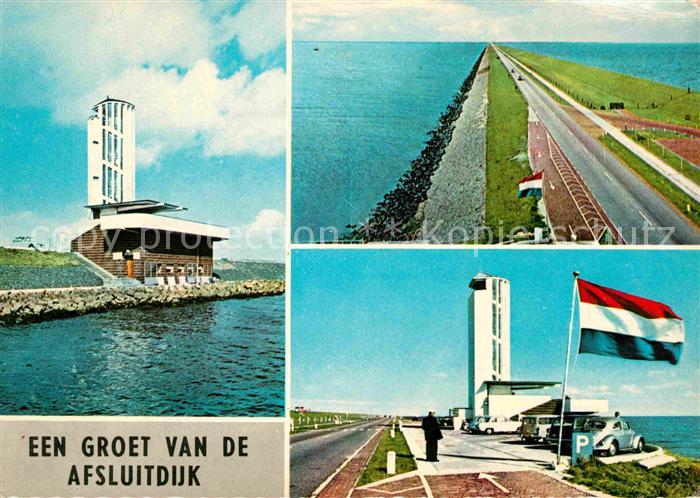 Den Oever Hollands Kroon Afsluitdijk Monument Sperrdamm