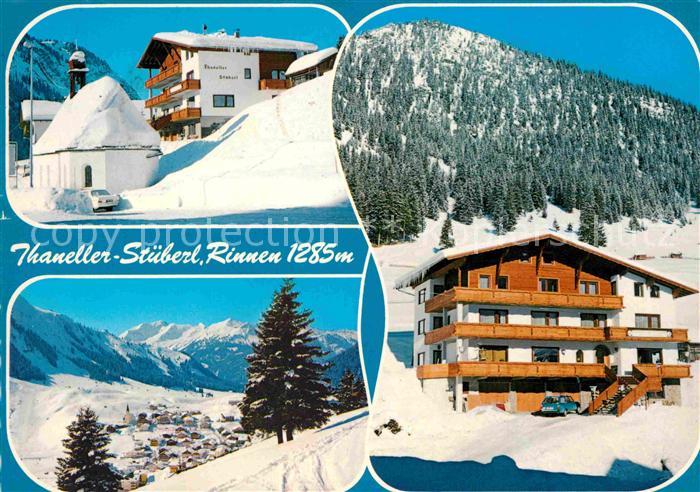 Rinnen Tirol Gasthaus Pension Thaneller Stueberl Winterpanorama Alpen