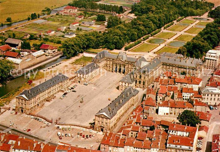 Luneville Chateau et les Bosquets vue aerienne