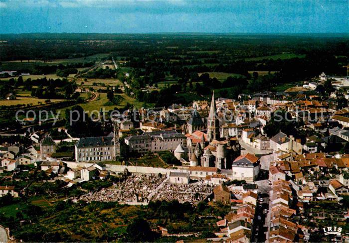Le Dorat Vue generale aerienne