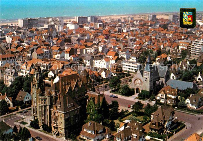 Le Touquet-Paris-Plage Hotel de Ville Eglise vue aerienne