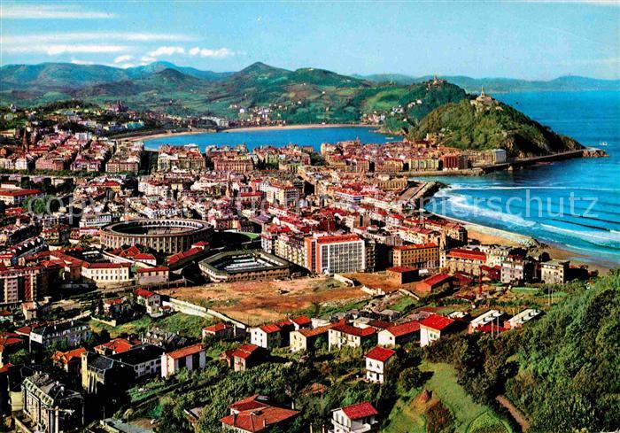 San Sebastian  Pais Vasco ES Vista general desde Ulia