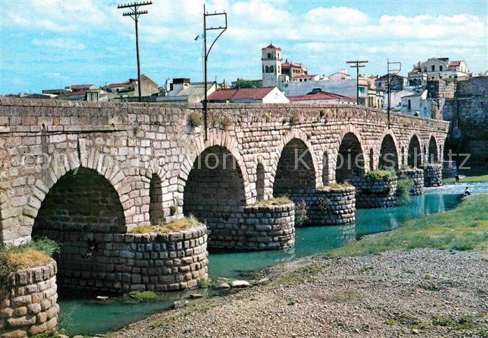 Mérida Extremadura Puente romano sobre el rio Guadiana