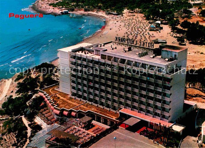 Paguera Mallorca Islas Baleares Hotel Strand Bucht Fliegeraufnahme