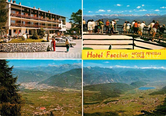 Bozen Suedtirol Hotel Facchin Monte Penegal Panorama Dolomiten