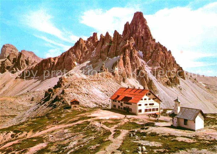 Dreizinnenhuette Rifugio Locatelli alle Tre Cime Dolomiti Dolomiten