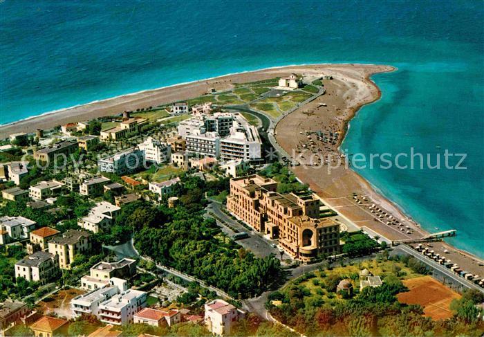 Rhodos Rhodes aegaeis Fliegeraufnahme