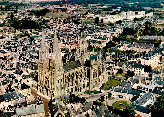 Bayeux Cathedrale vue aerienne
