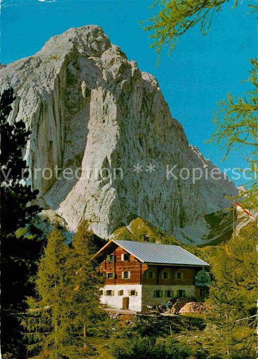 Scharnitz Hallerangerhaus mit Kleinem Lavatscher Hinterautal Karwendel