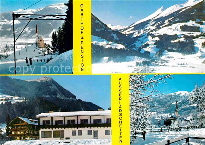 Kleinboden Fuegen Gasthof Pension Ausserladscheiter Pension Paula Winterpanorama