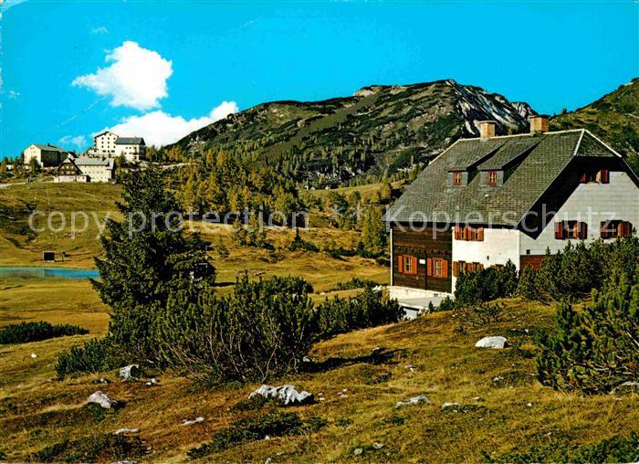 Tauplitzalm Grazer Huette Bergheim des Turnverein Graz Lawinenstein