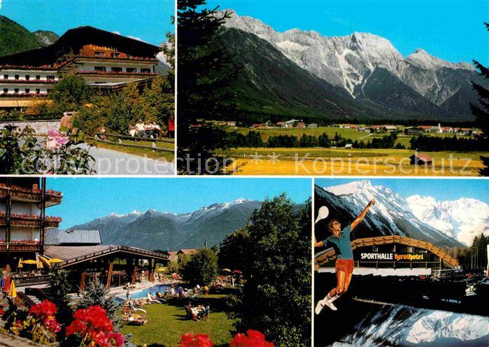 Obsteig Tirol Tyrolhotel Hallenbad Tenniscenter Alpenpanorama