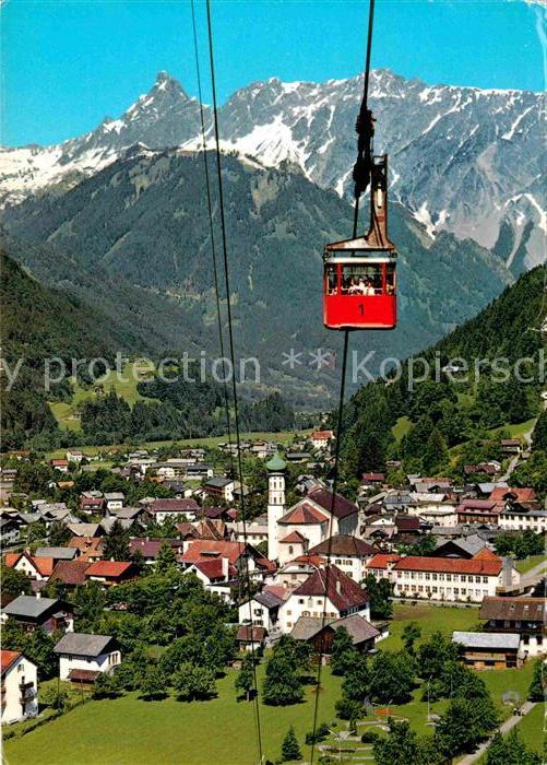 Schruns Vorarlberg gegen Zimba Hochjochbahn Alpenpark Montafon