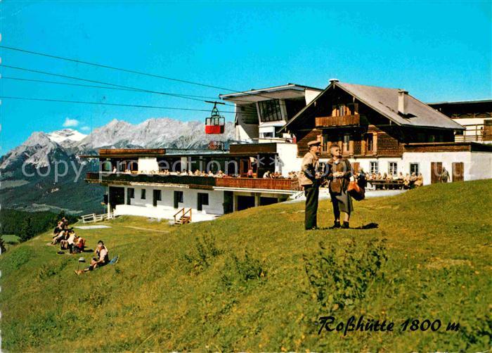 Seefeld Tirol Rosshuette Bergrestaurant Wettersteingebirge Zugspitze