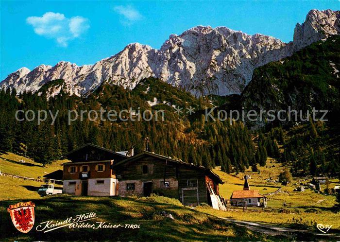 Kufstein Tirol Kaindl Huette am Kaiserlift Wilder Kaiser Kaisergebirge