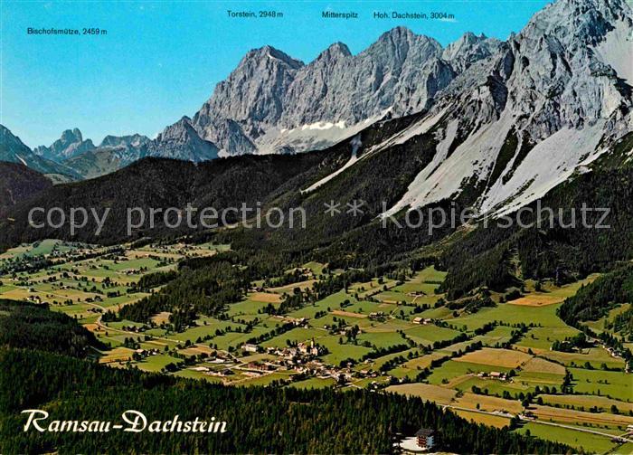 Ramsau Dachstein Steiermark Hochplateau Dachsteingebirge Fliegeraufnahme