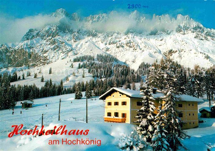 Muehlbach Hochkoenig Jugenderholungsheim Hochkeilhaus Winterpanorama