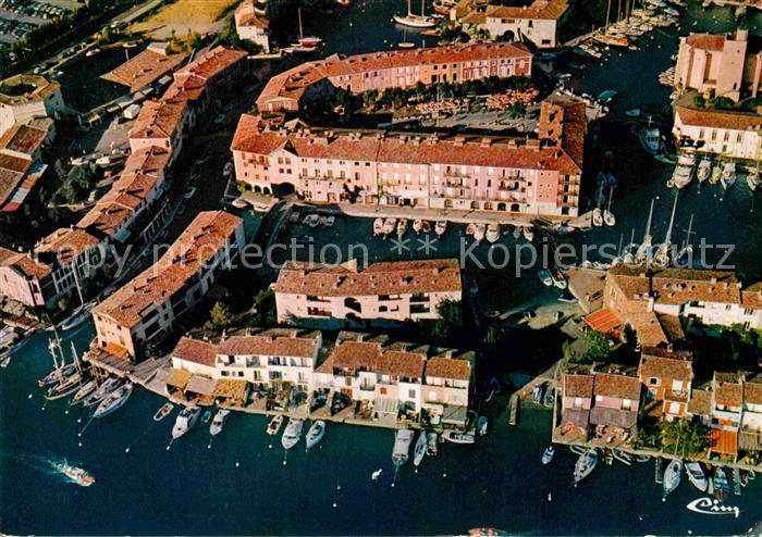 Port Grimaud Cite lacustre vue aerienne