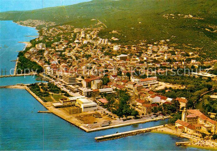 Crikvenica Kroatien Fliegeraufnahme