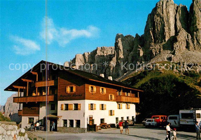 Passo Gardena Rifugio Alpino Groedner Joch Gebirgspass Alpen