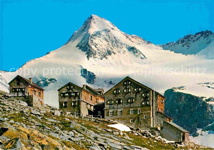 Neukirchen Grossvenediger Kuersingerhuette mit Grossem Geiger Hohe Tauern