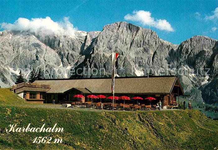 Muehlbach Hochkoenig Karbachalm Wanderparadies Schneeberg