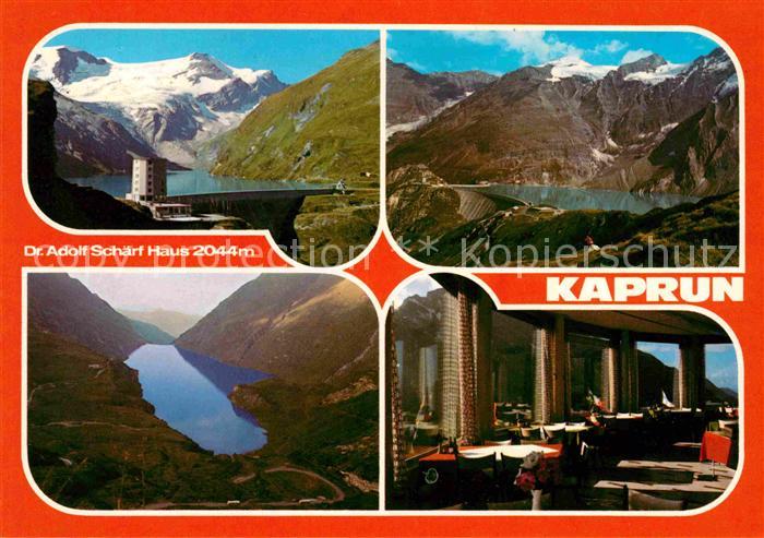 Kaprun Tauernkraftwerksanlagen Dr Adolf Schaerf Haus Stausee Mooserboden Wasserf