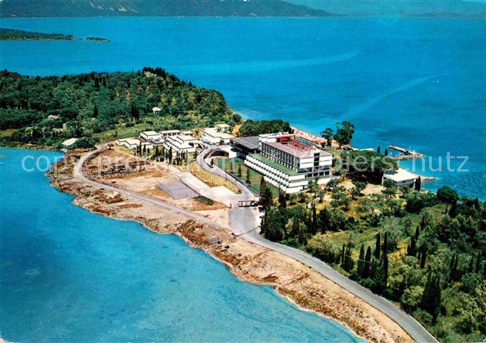 Kerkyra Kondokali Beach Hotelanlage Fliegeraufnahme