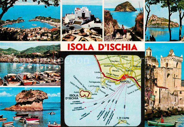 Isola d Ischia Hafenstaedte der Insel