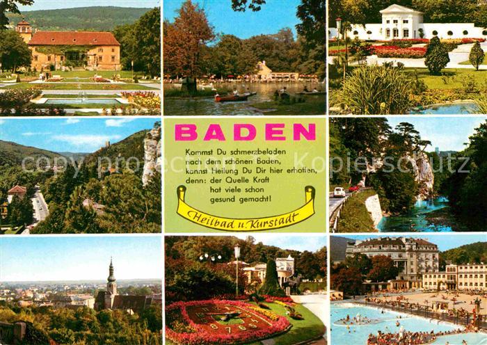 Baden Wien Rosarium Helenental Blumenuhr
