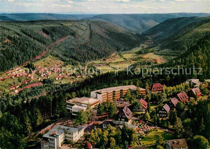 Wildbad Schwarzwald Fliegeraufnahme Sommerberg