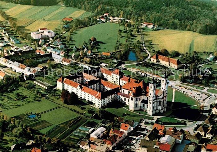 Ottobeuren Fliegeraufnahme Basilika und Benediktiner Abtei