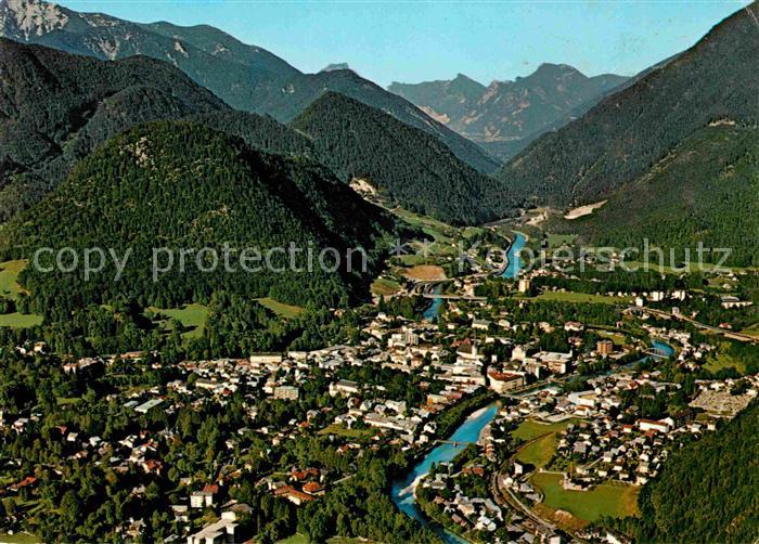Bad Ischl Salzkammergut Fliegeraufnahme gegen Ebensee Traunstein Schlafende-Grie