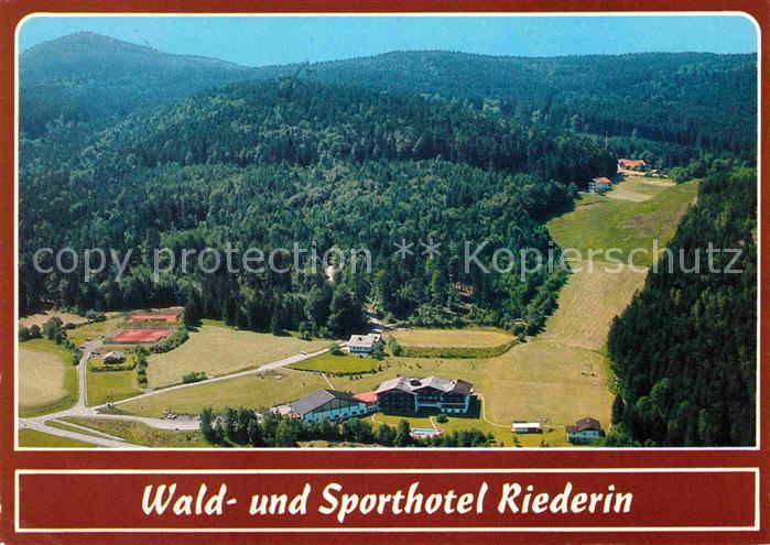 Bodenmais Wald- und Sporthotel Riederin Fliegeraufnahme